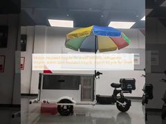 Triciclo aislado móvil para venta ambulante, triciclo refrigerador, triciclo aislado para lugares escénicos, triciclo de exportación para venta ambulante