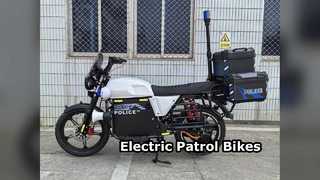 Bicicletas de patrulla eléctricas para seguridad