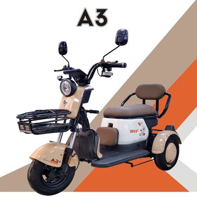 Adult electric tricycle Child seat 48/60-20Ah 800w Cute electric motorcycle